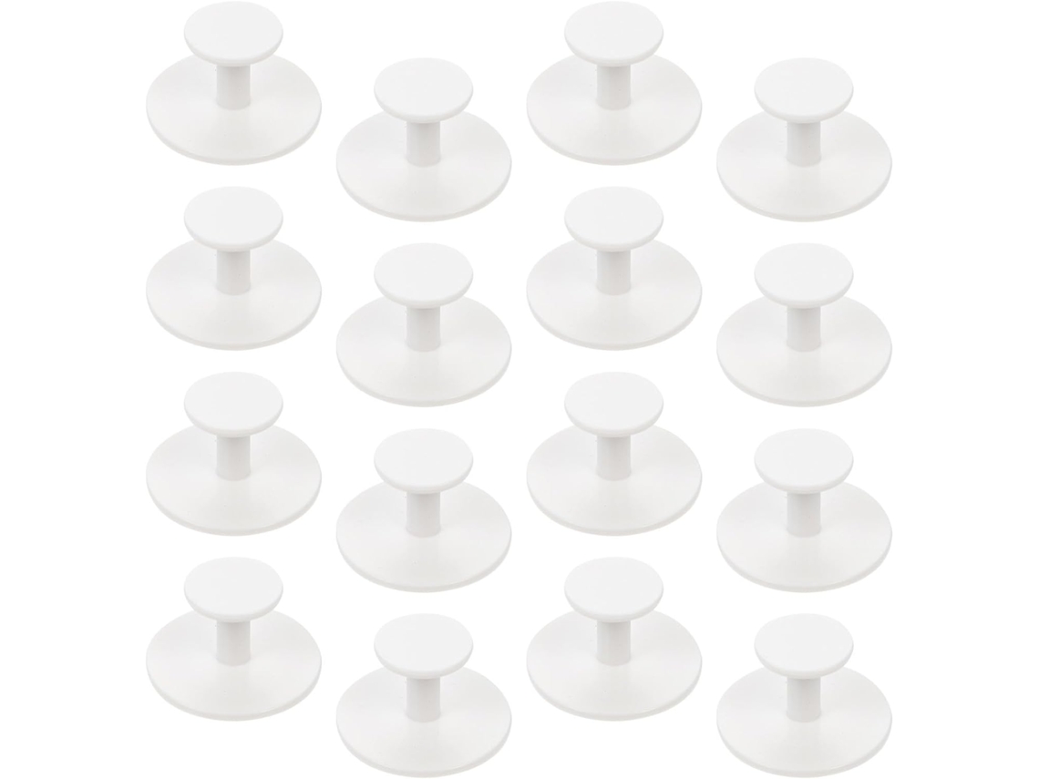 Eringogo 20-puxadores Adesivos Para Armários E Portas De Correr, Material Plástico Leve, Fácil De Usar, Ideal Para