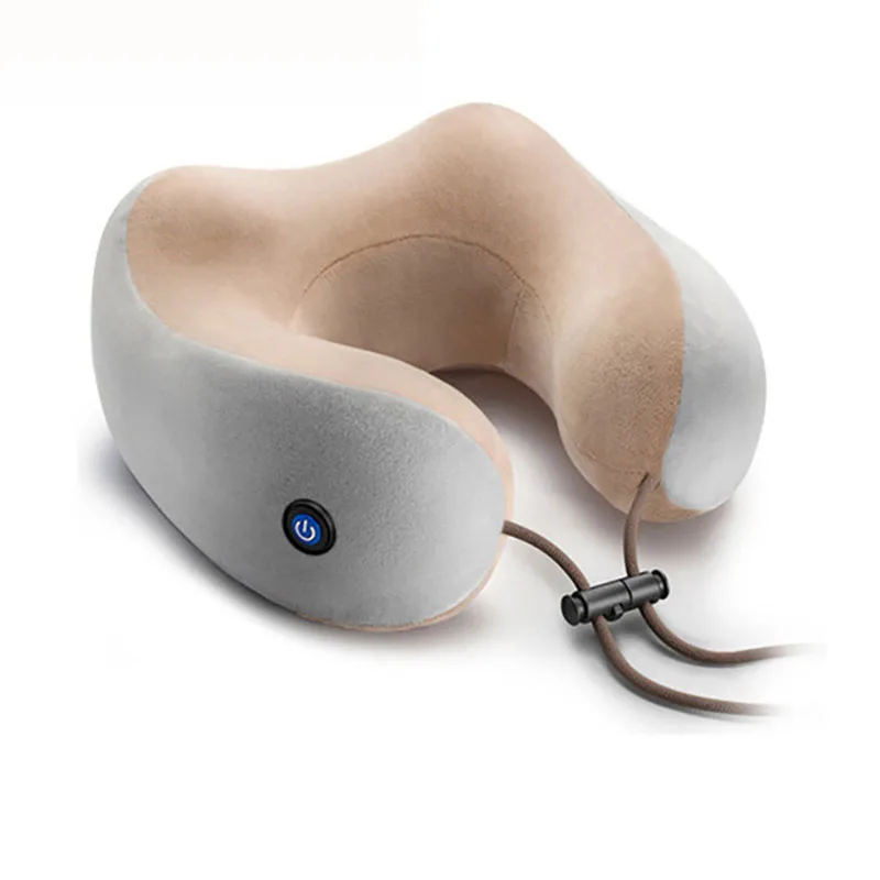 MASSAGEADOR AQUAFORGE elétrico de pescoço, portátil, suporte cervical, formato U