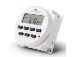 Interruptor Temporizador Digital 16a com LCD AQUAFORGE
