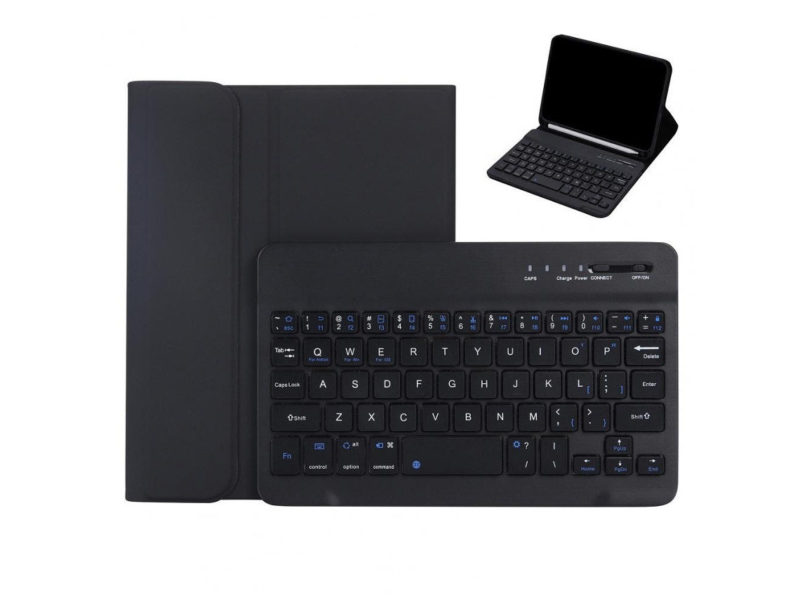 Capa Com Teclado Bluetooth, Compatível Com Ipad Air 4 10,9 Pol, Preto