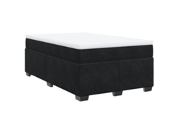 Cama Boxspring com Colchão 120x200 Cm Veludo Preto MAISON EXCLUSIVE