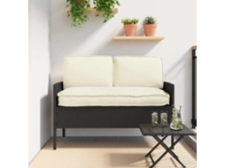 Vidaxl Conjunto De Almofadas Tecido Oxford Creme 120 X 50 X 52 Cm