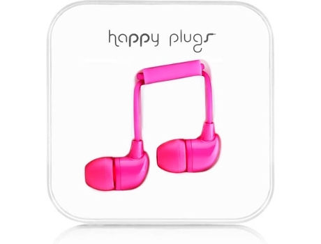 Auriculares HAPPY PLUGS In-Ear Rosa (In Ear - Microfone - Rosa)