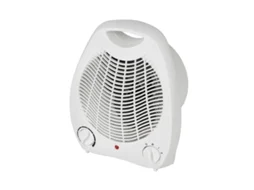 Aquecedor com Ventilador de Ar Quente/Frio KLACK Aquecedor com Ventilador 2 Níveis de Temperatura com Termóstato 2000W Redondo com Termóstato