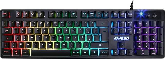 Teclado Gaming MKPLUS TG8120 (Membrana - Português - Preto)