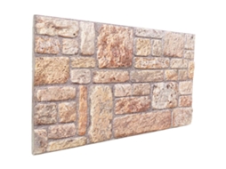 Vidaxl Painéis De Parede 10 Pcs Marrom Claro E Branco 100 X 50 Cm