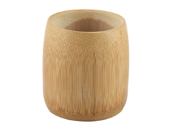 Eyf copo de Chá de Bambu Natural Puro Artesanal Sem Pintura Ecológico Boca Redonda M
