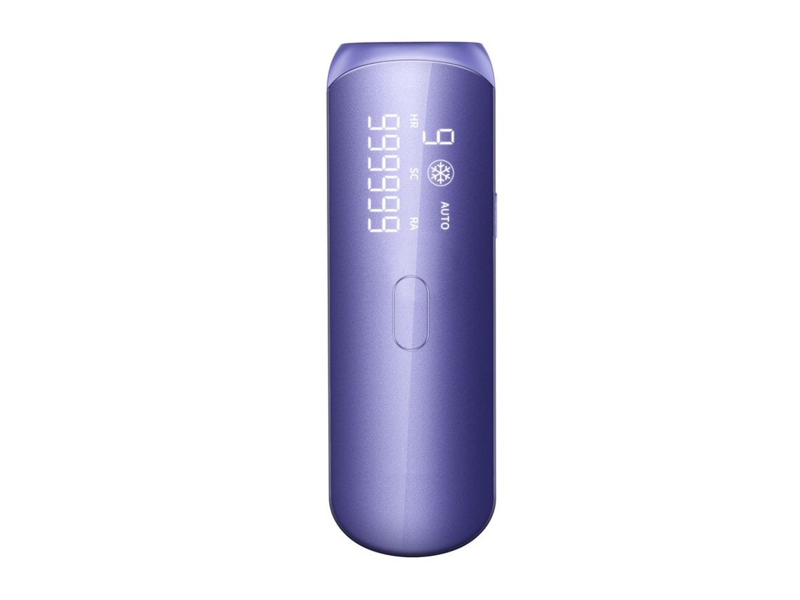 Depiladora Luz Pulsada YIZHOOD Bhrl-06 3 em 1 Portátil para Mulheres Resfriamento Rejuvenescimento Acne Remover Aparador de Biquíni Permanente Roxo