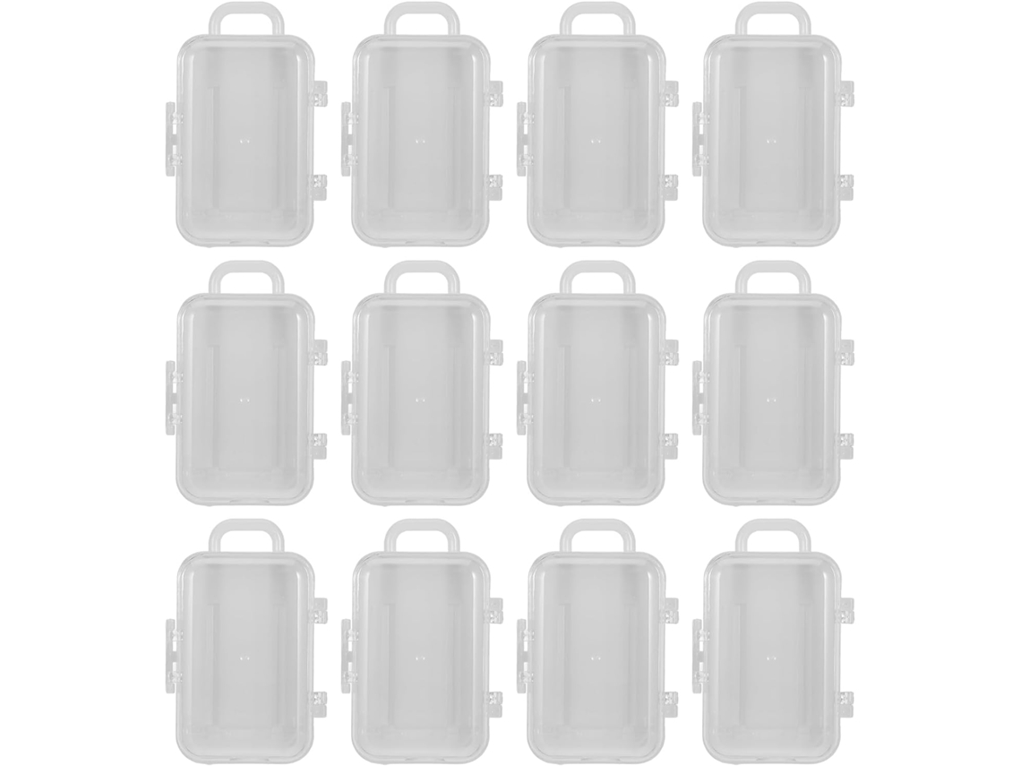 Ukcoco 12-mini Malas De Plástico Transparentes Para Doces, Design Criativo E Proteção Para Celebrações Casamentos