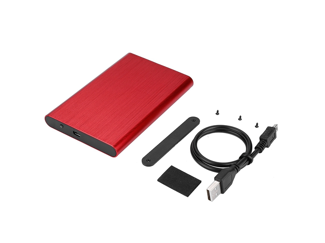 Enclosure Hd Externo LAXISCREED Vermelho
