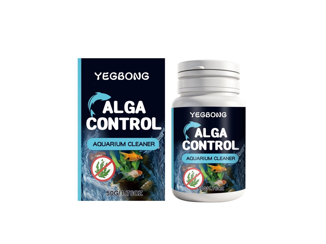 Aquário Yegbong remove algas e clareia água de forma natural LAXISCREED
