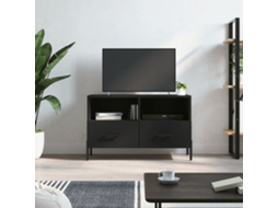 Vidaxl Móvel P/ Tv 80x36x50 Cm Derivados De Madeira Preto
