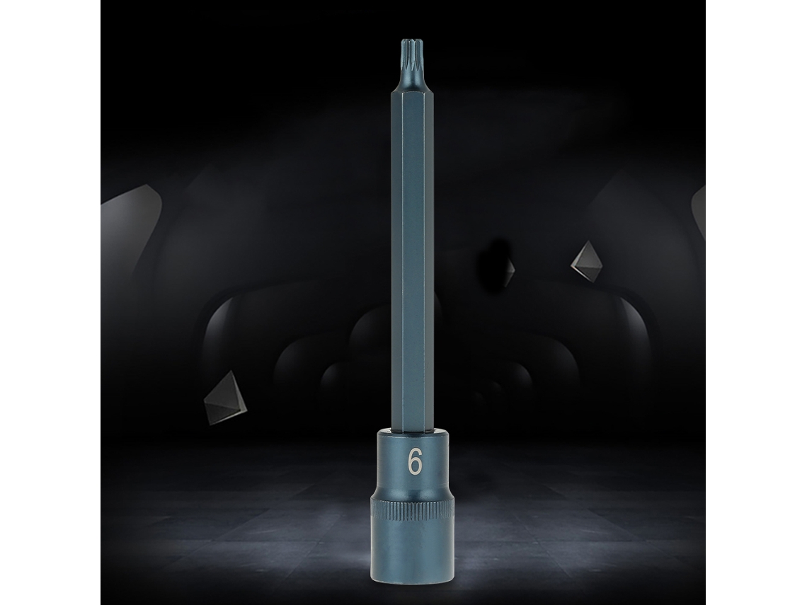 Destornillador Eléctrico 12 Puntos Star Bit Socket 1/2" 150mm (m6) Herramienta De Conducción