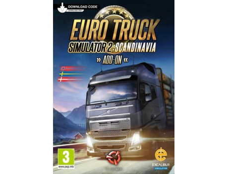Jogo PC Euro Truck Simulator 2 - Scandinavia