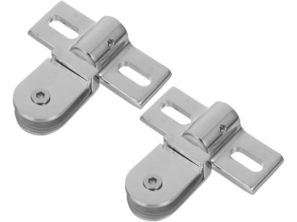 Dobradiças Pivotantes De Vidro Para Portas Box Chuveiro E Vitrines,