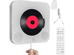 Leitor de Cd Portátil com Bluetooth