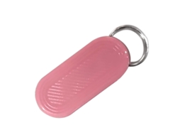 Cadeado de Segurança Caixa de Remédios Portátil com Porta chaves Plástico Mini para Viagens Rosa