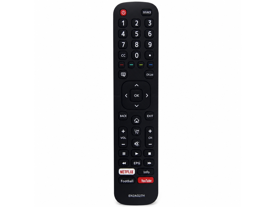 Comando À Distância Para Tv Compatível Com Hisense En2ag27h, Sem Configuração_zhd