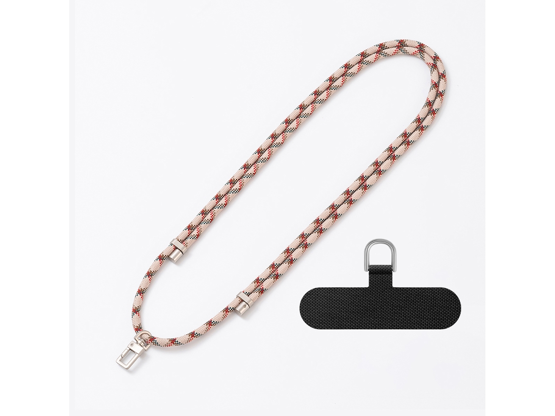Cordão Para Celular Qu, Tiracolo, Ajustável, Retrátil, Para Pendurar No Pescoço, Comprimento Ajustável, Pode Ser Usado Nas Costas, Corda De Poliéster