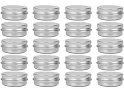 Recipientes Vazios De Alumínio, 30 Unidades, 15g, Herméticos E À Prova De Vazamentos, Para Cosméticos, Cremes E Outros Produtos.