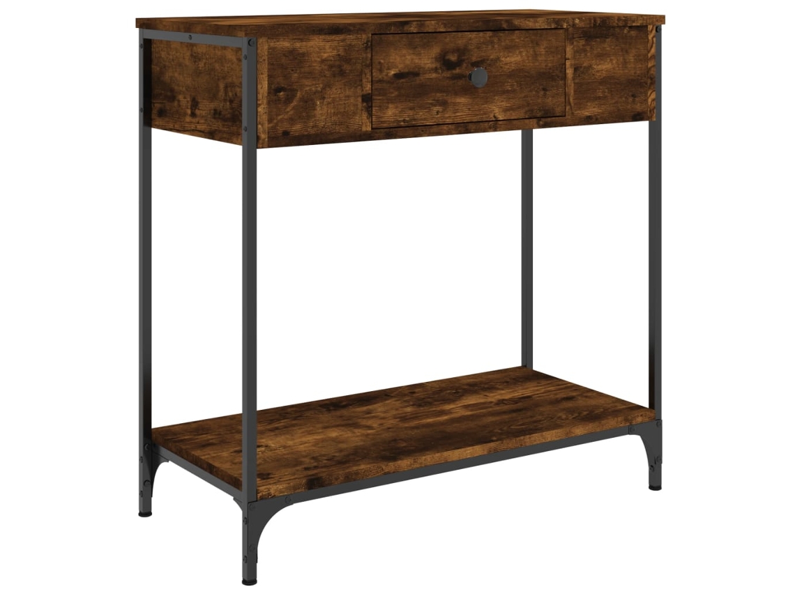 Console Table, Console Tables Vidaxl Marrom Madeira Processada (n/a)