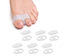 12Pcs Dois Dedos Separadores Correção e Proteção Corporal