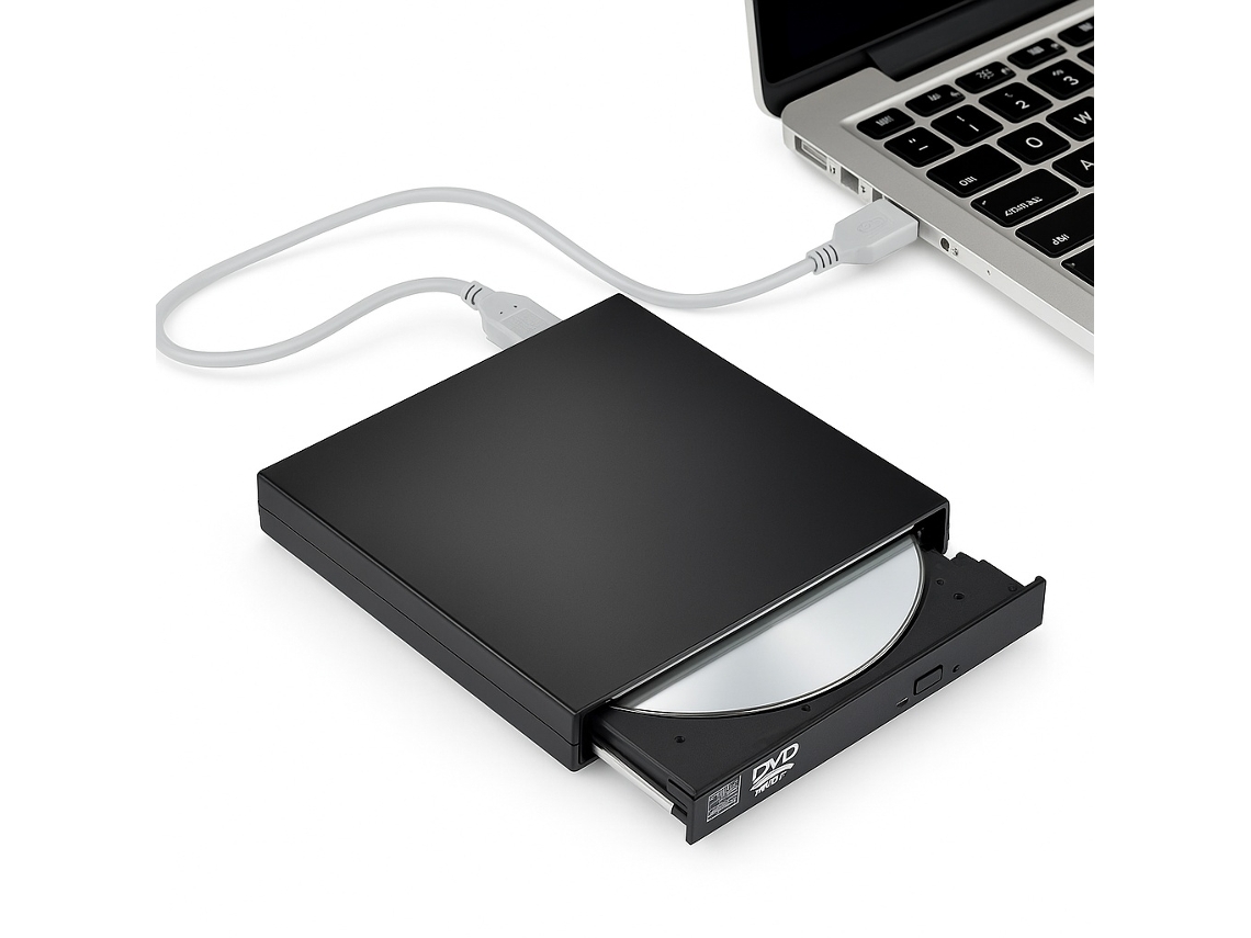 Gravador Externo De Dvd/cd Compacto Usb 2.0
