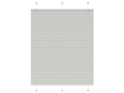 Vidaxl Cinzento Luz Plissada Cega 110x100 Cm Largura Tecido 109,4cm