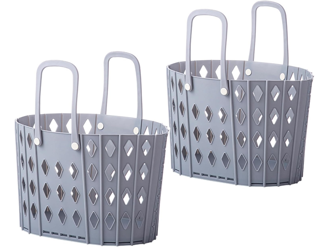 Lurelia Cesto Para Roupa Dobrável Tampa Alças Pack 2 Eva