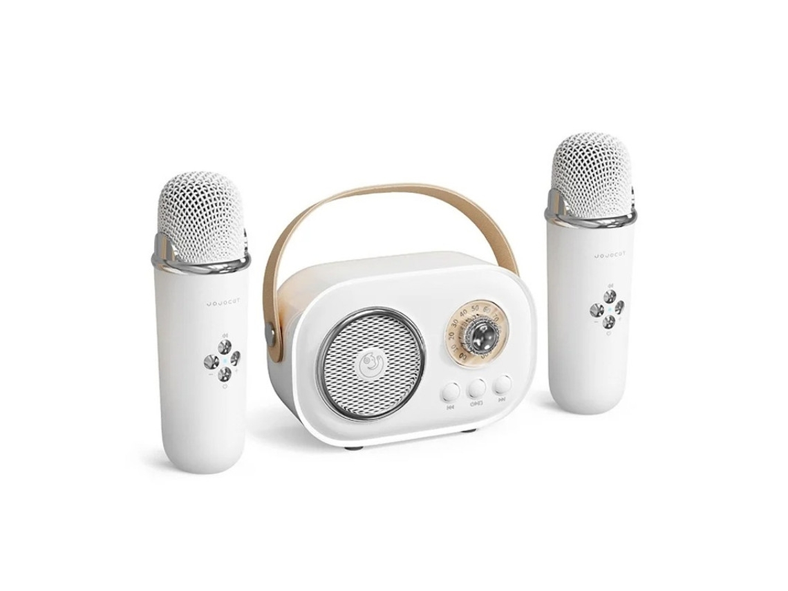 Mini Máquina De Karaokê Infantil Alto Falante Bluetooth Portátil Com 2 Microfones Sem Fio Brinquedos Para Presente De Meninos E Meninas C Yizhood