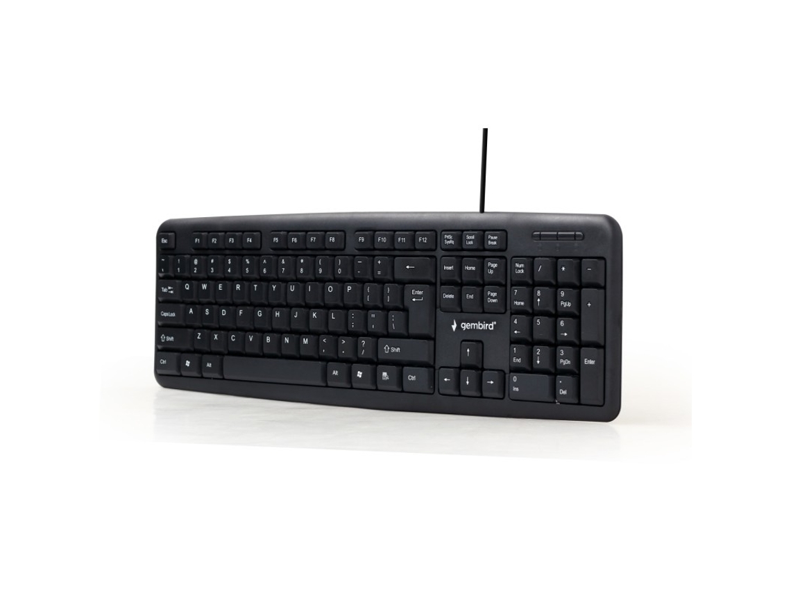 Gembird Teclado Usb Doméstico Kb U 103 Es Espanhol Preto Kb U 103 Esvayotoy