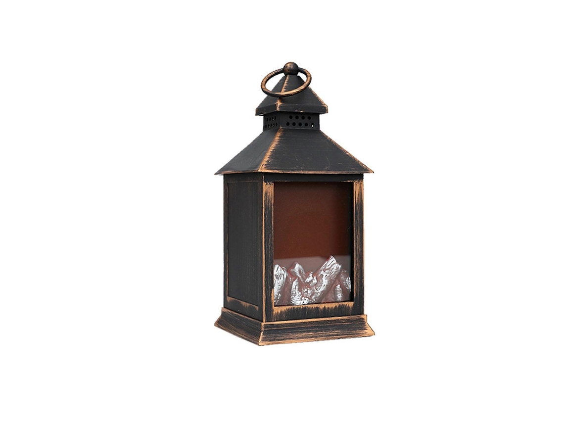 Lanterna Decorativa Sem Chama Para Lareira, Lanterna Led Portátil, Luz Para Lareira, Decoração De Janela Olysi Shop