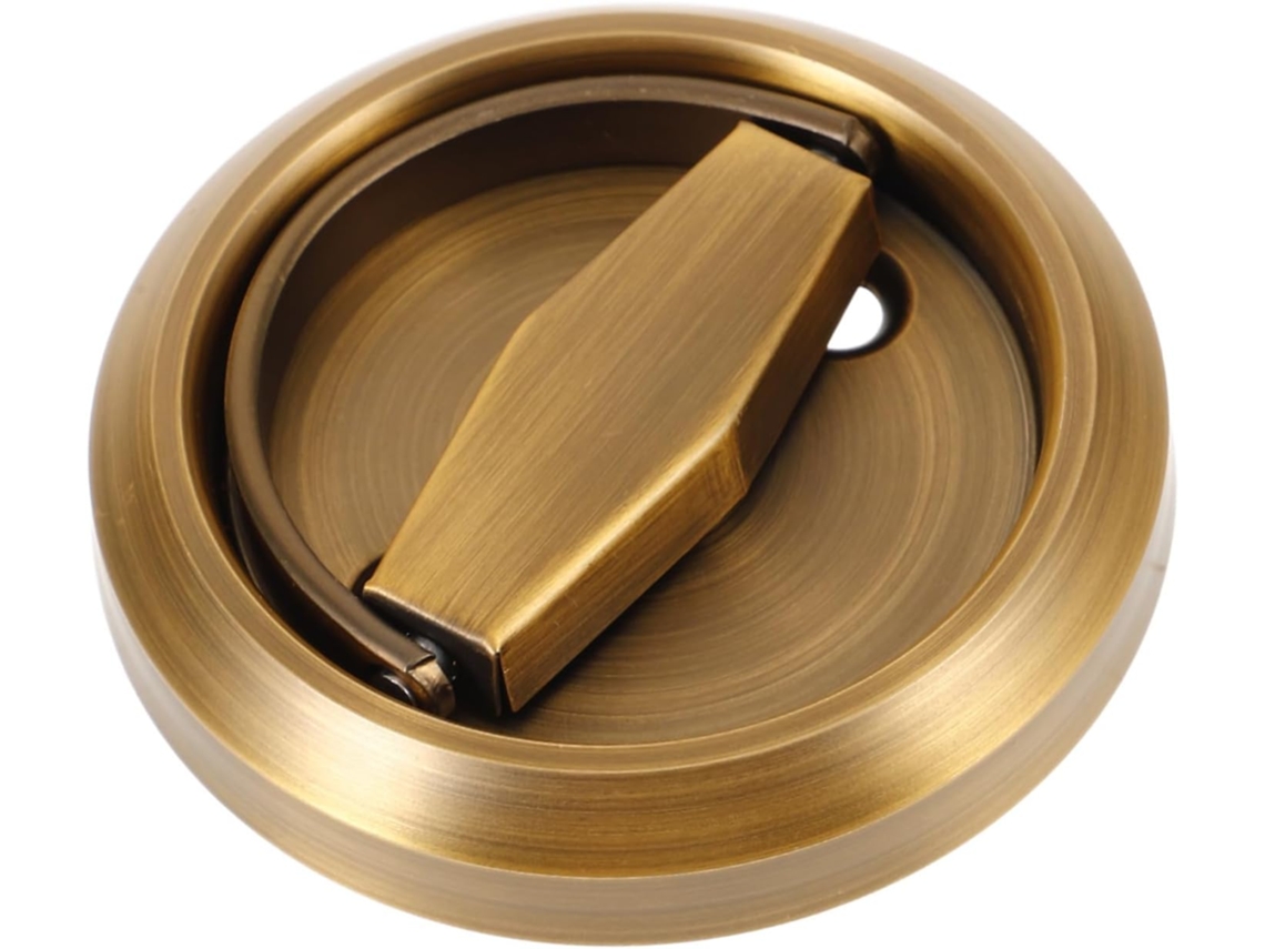 Puxador Oculto Para Caixa De Hidrante Pretyzoom Em Aço Inoxidável Com Acabamento Dourado Robusto E Design Dobrável