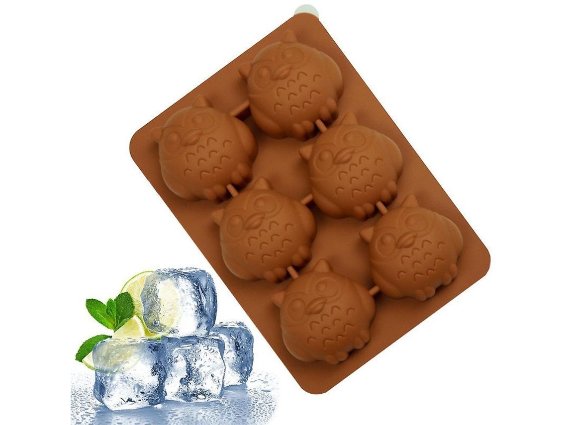 Hielo Redondo de Silicone para Whiskey, Fácil de Llenar e Limpiar