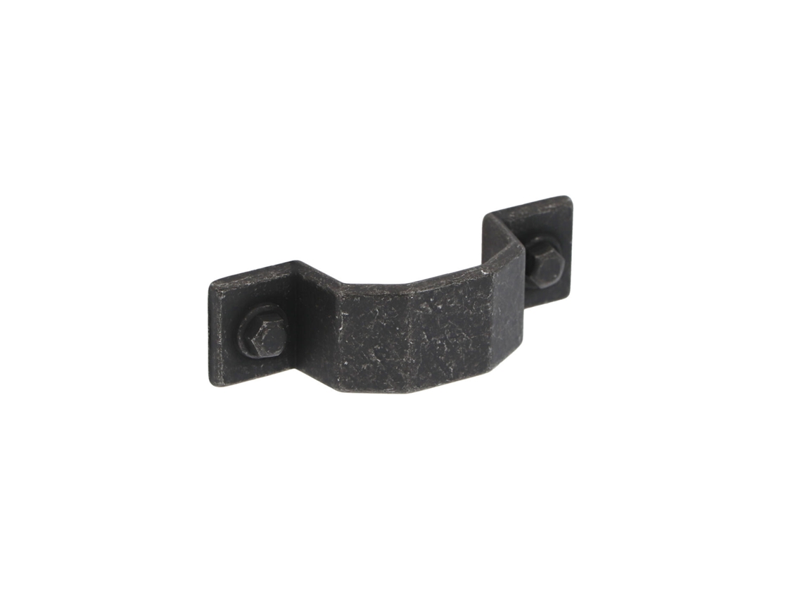 Puxador para Móveis Zamac Distância Central 64mm Ferro Preto Vintage Conjunto de 25 HARDWAREXCHANGE