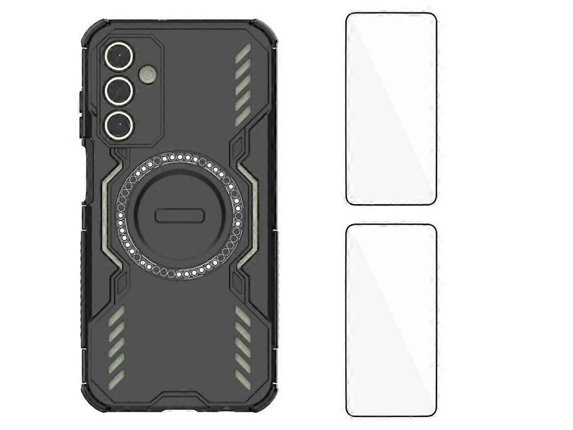 Capa Magnética Em Pc E Tpu Com Suporte E Proteção Da Câmara Antichoque Elysve