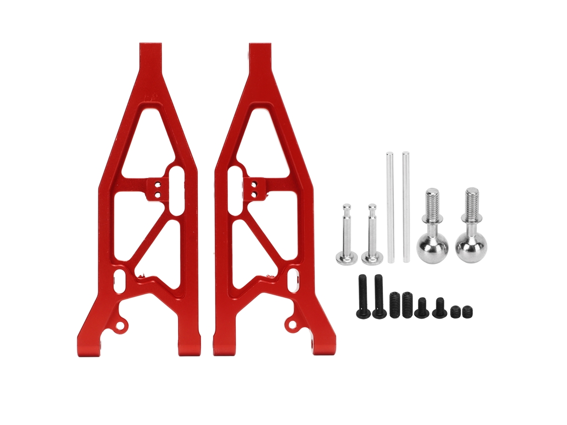 Mali braço Superior Dianteiro de Liga de Alumínio para Carro Controle Remoto Arrma 1/7 1/8 Peças de Upgrade Vermelho