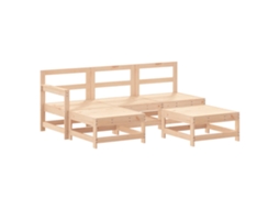 Garden Lounge Set, Garden Lounge Sets Vidaxl Marrom Madeira De Pinho (n/a)