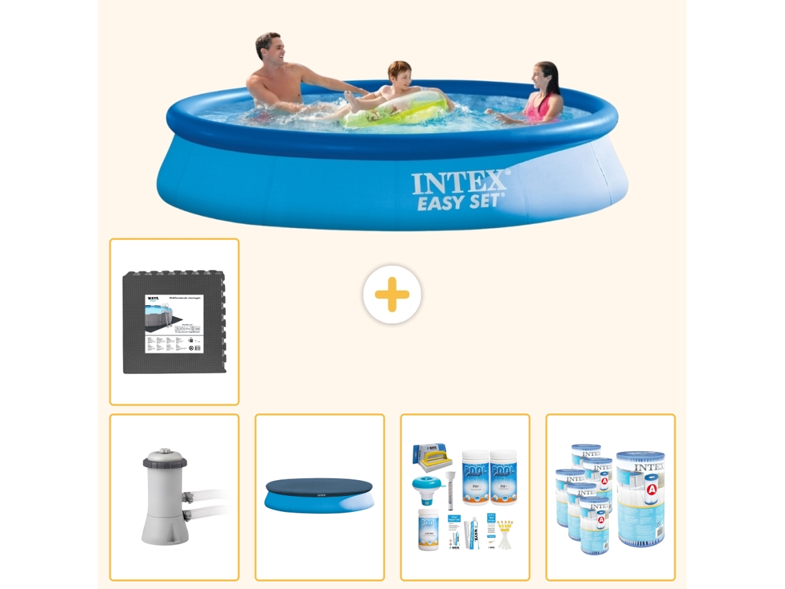 Intex Piscina Easy Set Redonda - 366x76 Cm - 6-peças Scb17