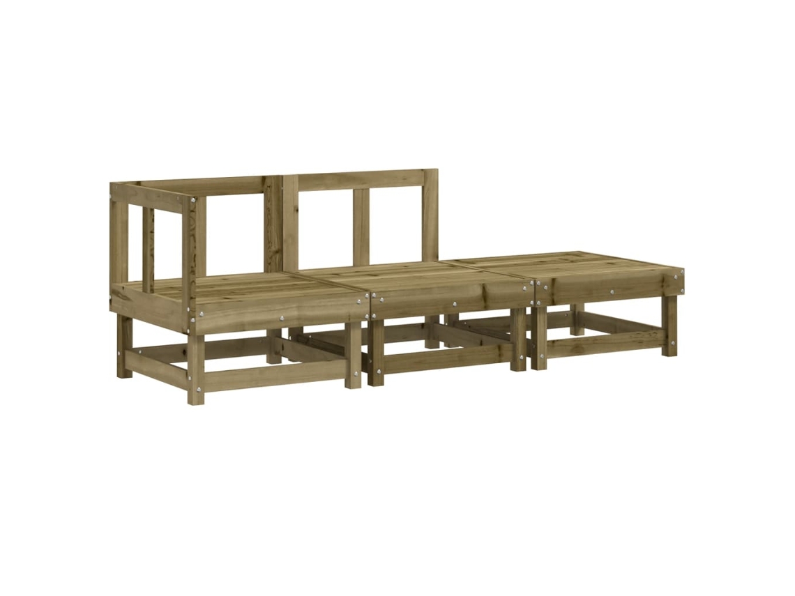Garden Lounge Set, Garden Lounge Sets Vidaxl Marrom Madeira De Pinho Impregnada (n/a)
