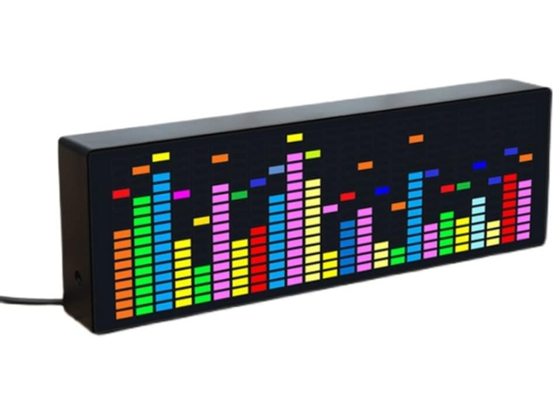 Luz Led Musical Rgb ? Sensor De Voz, Ritmo E Relgio | Orysin