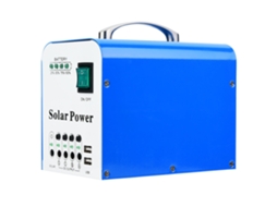 Sistema de energia solar portátil para áreas externas de 40 W com painel de polissilício e LED