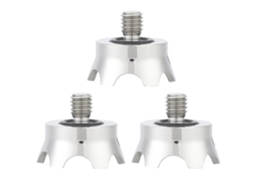 3 Pcs Stainless Steel 3/8 Inch Interface Non Slip Camera Tripod Spike For Manfrotto Gitzo LAXISCREED