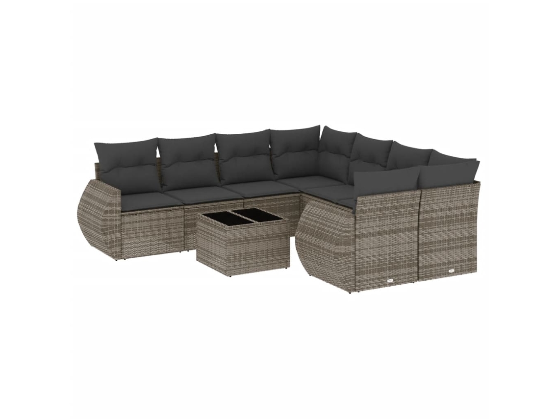 Garden Sofa Set, Garden Sofa Sets Vidaxl Cinzeto Rattan / Vime (n/a)