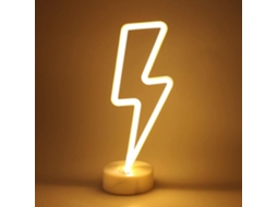 Luz Neon Led Decorativa, Usb/bateria, Branco Quente ZYBLSSBB