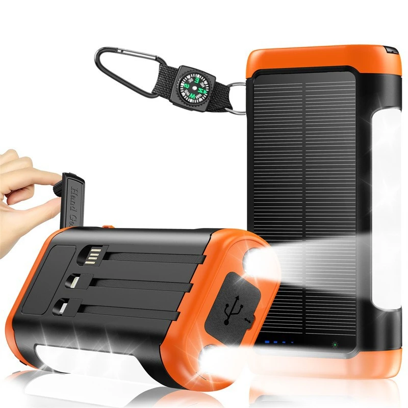 Carregador Solar 73200mah, Usb c, 100w MDUG Verde PONTOCASA