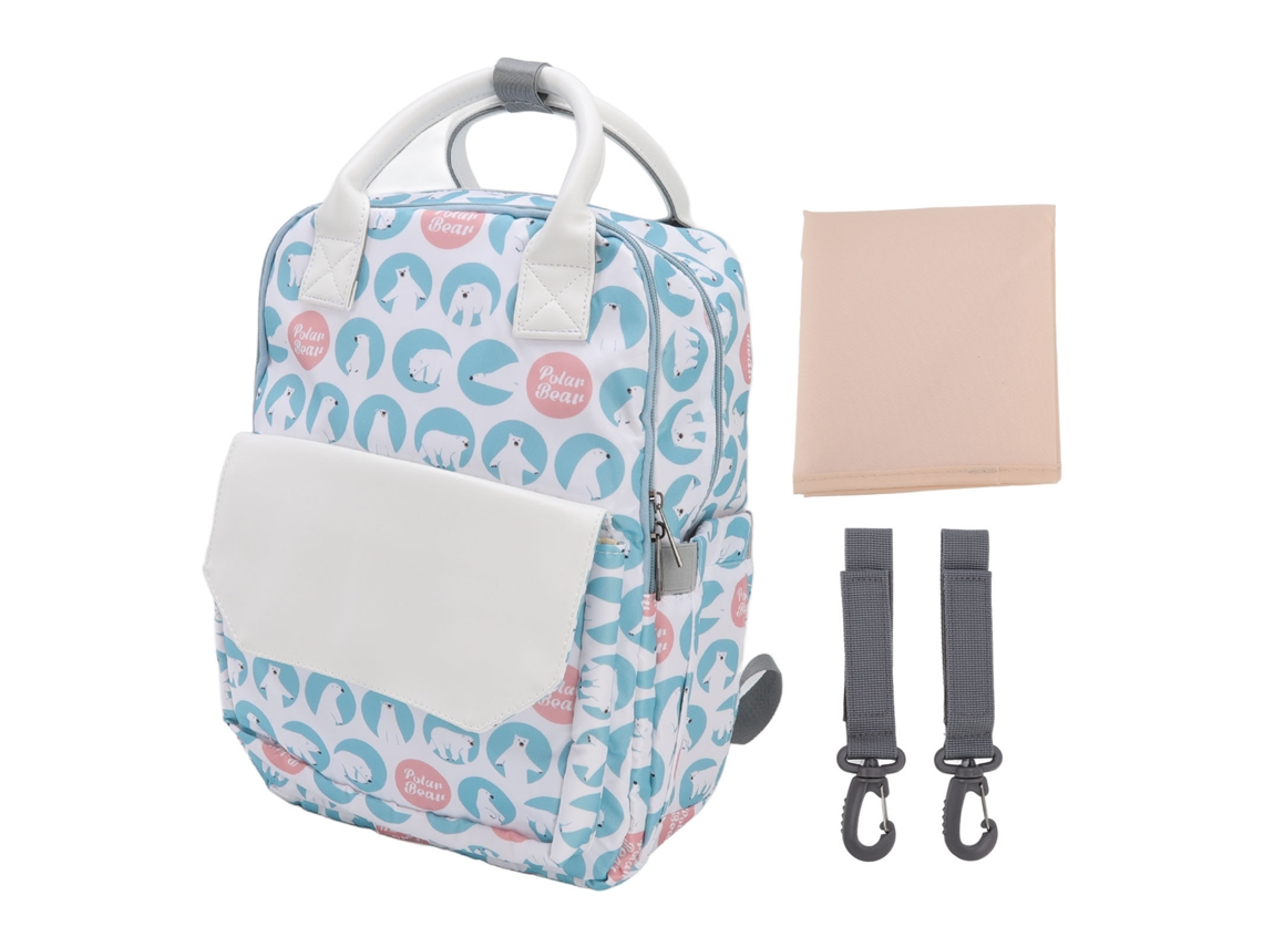 Mali mochila para Mamãe Multifuncional Grande Capacidade À Prova de Água Bolsa Fralda Bebê