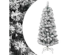 Vidaxl Árvore De Natal Artificial Articulada C/ Flocos De Neve 150 Cm