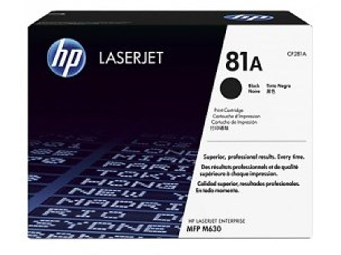 Toner HP 81A Preto (Q2681A)