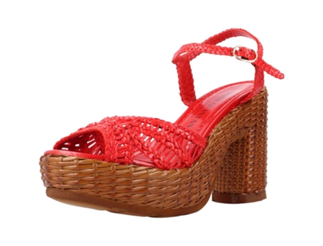 Sapatos de Mulher PONS QUINTANA Tecido Vermelho (39)